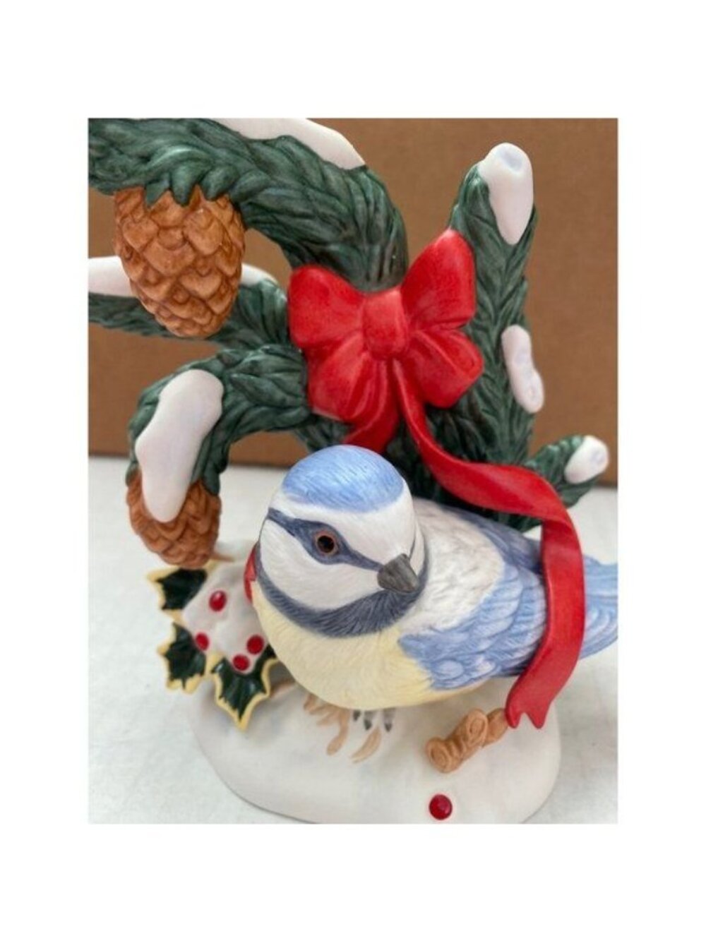 2010 Lenox Christmas Blue Titmouse Annual Collection Bird Figurine Ltd Ed NEW - Picture 3 of 10